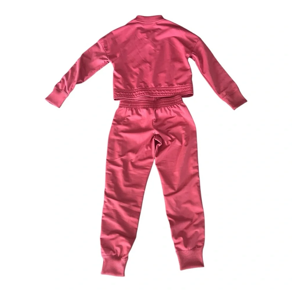 Nike Pink and White Tracksuit Set Size Small